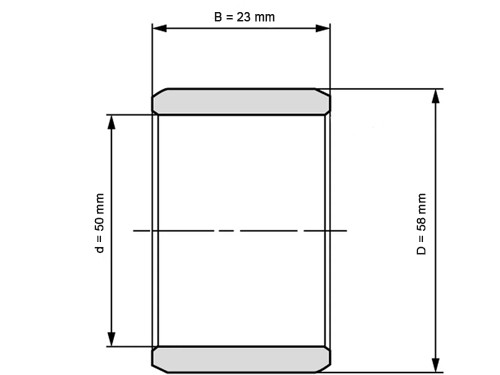 IBB Binnenring Naaldhulslager IR 50x58x23