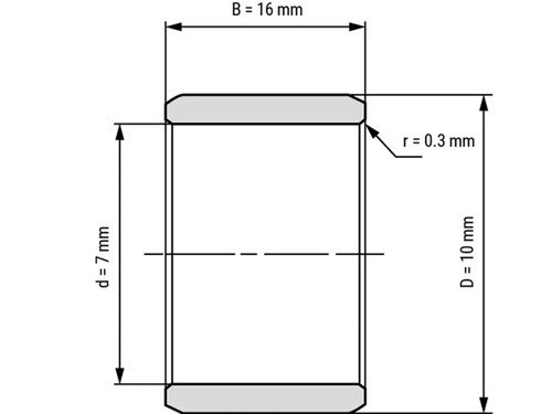 IBB Binnenring Naaldhulslager IR 7x10x16