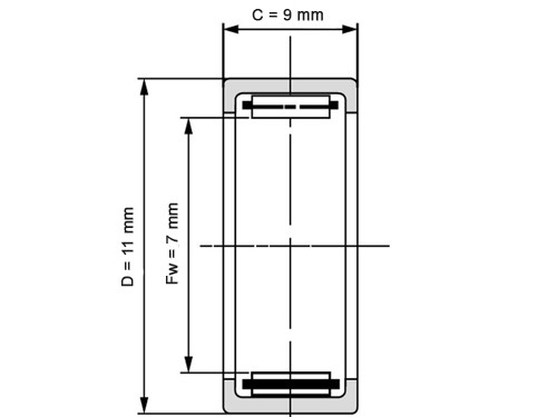 IBB Naaldhulslager HK0708