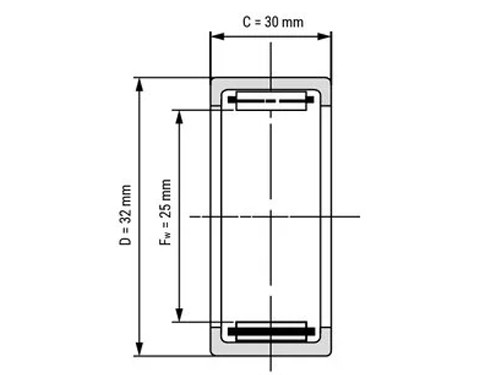 IBB Naaldhulslager HK2530