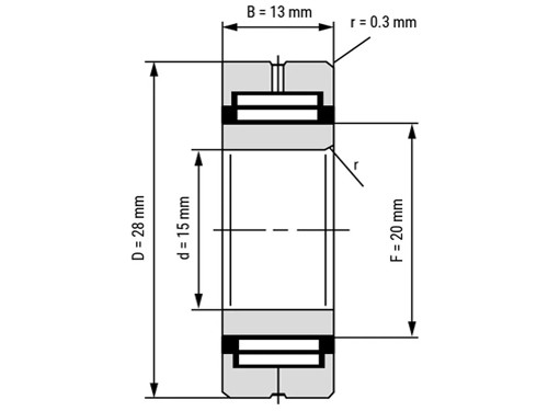 IBB Naaldlager Met Binnenring NA 4902 (15x28x13mm)