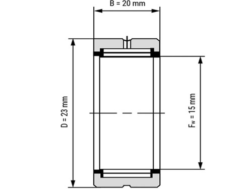 IBB Naaldlager Zonder Binnenring NK 15/20 (15x23x20mm)