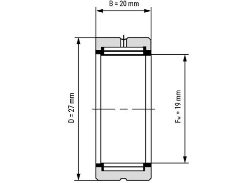 IBB Naaldlager Zonder Binnenring NK 19/20 (19x27x20mm)