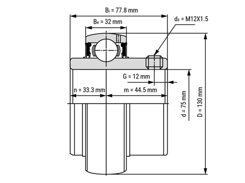 IBB Insert Lager UC215 (75mm)