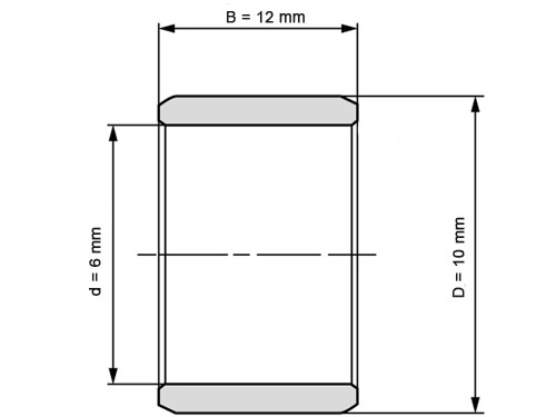 INA Binnenring Naaldhulslager IR 6x10x12 IS1