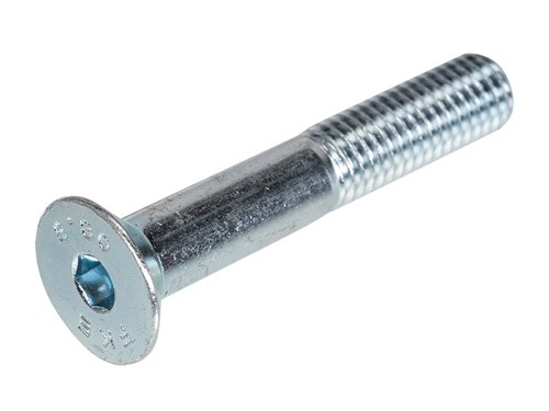 Verzonken kopschroeven met binnenzeskant en volledige schroefdraad M5x12 DIN 7991 ISO 10642 roestvrij staal A2 Aantal 50 volledig schroefdraad verzonken schroeven