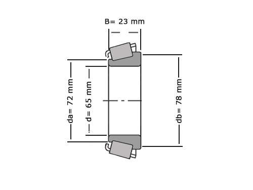 Timken Kegellager JLM710949 C