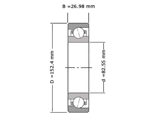 Foto van NKE Hoekcontactlager Eenrijig LJT3.1/4 (82.55x152.4x26.98mm) NKE Hoekcontactlager Eenrijig LJT3.1/4 (82.55x152.4x26.98mm)