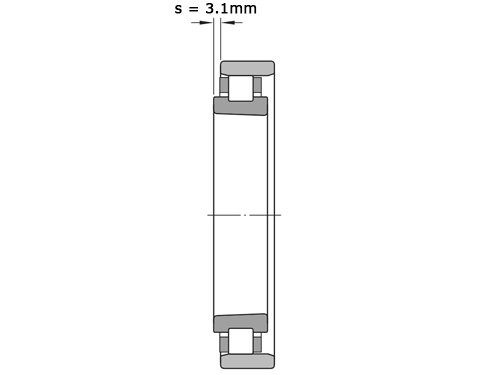 Foto van FAG Cilinderlager Eenrijig N1008 D K TVP SP XL (40x68x15mm) FAG Cilinderlager Eenrijig N1008 D K TVP SP XL (40x68x15mm)