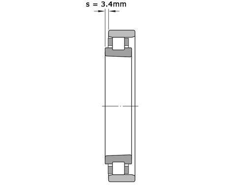 Foto van FAG Cilinderlager Eenrijig N1012 D K TVP SP XL (60x95x18mm) FAG Cilinderlager Eenrijig N1012 D K TVP SP XL (60x95x18mm)