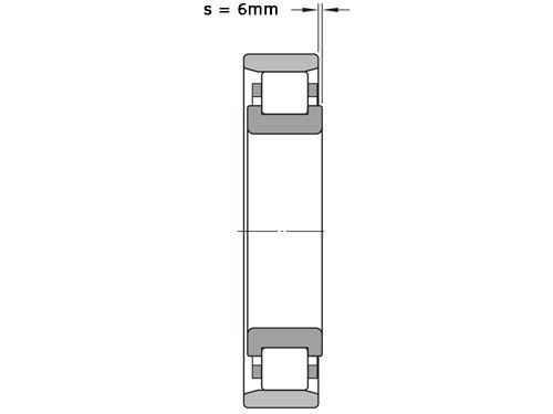 Foto van FAG Cilinderlager Eenrijig N248 E TB M1 C3 (240x440x72mm) FAG Cilinderlager Eenrijig N248 E TB M1 C3 (240x440x72mm)