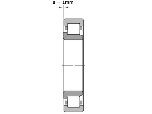 Foto van SKF Cilinderlager Eenrijig NJ211 ECJ C3 (55x100x21mm) SKF Cilinderlager Eenrijig NJ211 ECJ C3 (55x100x21mm)