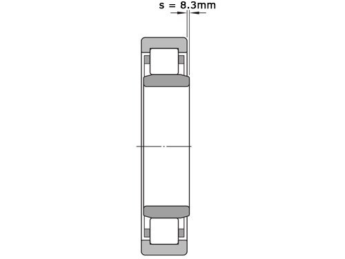 Foto van FAG Cilinderlager Eenrijig NU1040 M1 C3 (200x310x51mm) FAG Cilinderlager Eenrijig NU1040 M1 C3 (200x310x51mm)