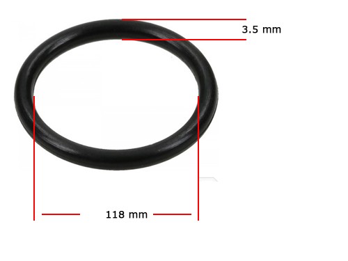 O-Ring 118X3.5 mm NBR 70