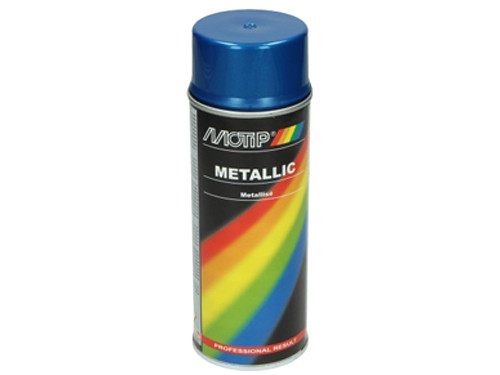 Motip Spuitbus Metallic Blauw 400ml