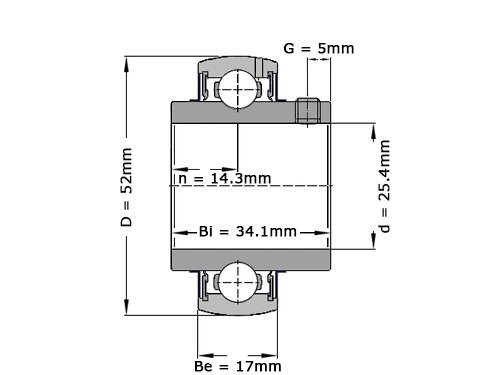 SNR Insert Lager SUC205-16 (25.4 mm)