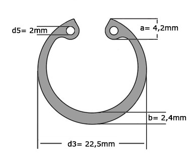 Seegerring DIN 472 21mm