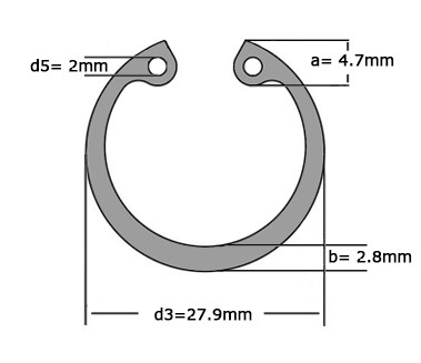 Seegerring DIN 472 26mm