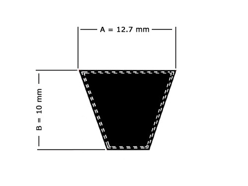 Optibelt V-Snaar  XPA1007 