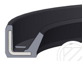 Dichtomatik Oliekeerring 9x13x3mm BAOF NBR 70 foto