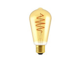 Nordlux LED ST64 E27 4,9-35W 2200K filament spiraal gold dimbaar foto