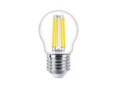 Philips LED kogel E27 3,4-40W 2700K filament helder dimbaar foto