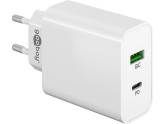 USB + USB-C snellader 45W wit foto