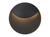 LED Wandlamp Valopin zwart 11W 3000K IP54 foto