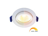 EcoDim LED inbouwspot 5W DimToWarm 85mm 36gr rond verstelbaar wit foto