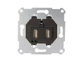 Kopp inbouw unit 2x USB foto