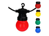 Feestverlichting 20 lampen G50 gekleurd koppelbaar foto