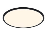 LED Plafonniere Oja 42 zwart 24W 3000K/ 4000K 42cm foto
