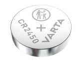 Varta CR2450 lithium knoopcel batterij 3V blister(1) foto