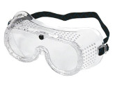 Veiligheidsbril transparant met rubber band foto