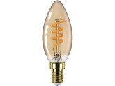 Philips LED kaars E14 3,5-15W 1800K filament gold dimbaar blister foto