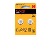 Kodak CR1025 lithium knoopcel batterij blister(2) foto