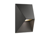Wandlamp Pontio 15 1x GU10 zwart IP44 foto