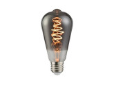Nordlux LED ST64 E27 5-15W 1800K filament spiraal grey dimbaar foto