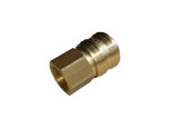 SNELKOPPELING EURO 1/2"I MESSING foto