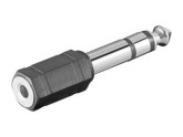 Audio adapt 6,3 jack st -> 3,5 cont st foto