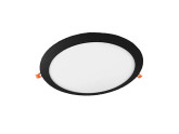 LED panel downlight 24W 4000K incl. driver zwart foto