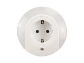 LED nachtlamp met sensor en stopcontact 0,42W 3000K foto