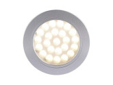 LED Meubelspot Cambio rond 2W 12V aluminium 3-pack 3000K foto