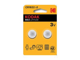 Kodak CR1632 lithium knoopcel batterij blister(2) foto