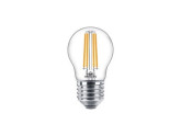 Philips LED kogel E27 6,5-60W 2700K filament helder blister foto