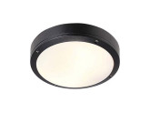 Plafonniere Desi 2xE27 zwart IP44 28cm foto