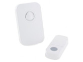 Draadloze deurbel set 120m wit foto