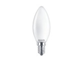 Philips LED kaars E14 3,4-40W filament mat WarmGlow blister foto