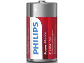 Philips Power Alkaline batterij C blister(2) foto