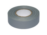 Isolatietape PVC 19mm rol 20m grijs foto